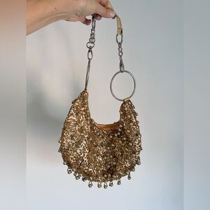 Y2K Gold Sequin beaded Women's Aldo Bag